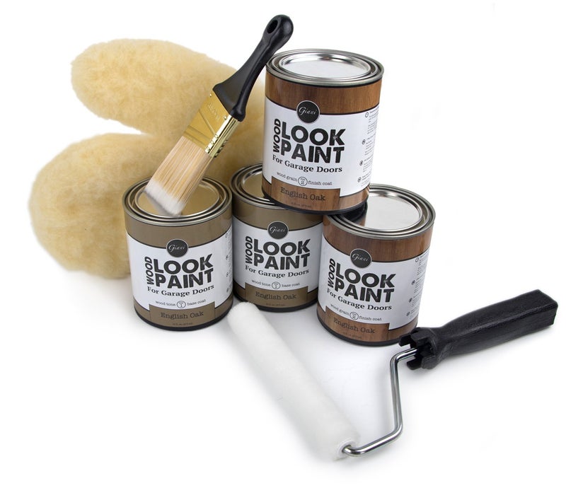 Giani Wood Look Paint Kit for Garage Doors (English Oak) - Image 2